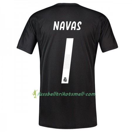 Günstige Fußballtrikots Real Madrid Navas 1 Torwart 2018-2019 Kurzarm Heimtrikotsatz kaufen